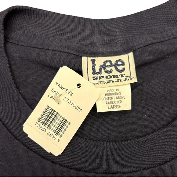 Vintage NY Yankees 2001 World Series Champions Navy T-Shirt Size L - Picture 6 of 8